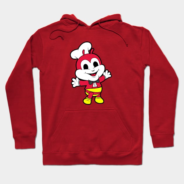 Cute Jollibee Mascot Hoodie by mighty corps studio